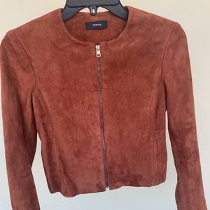 Brown Suede Theory Jacket